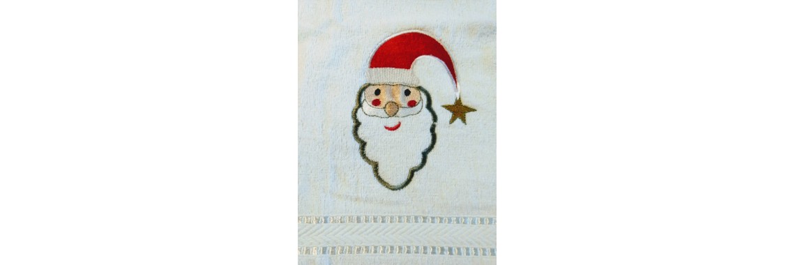 handdoek met kerstman
