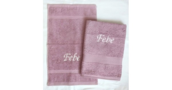 Set de serviettes (de natation) Clarysse Talis old pink