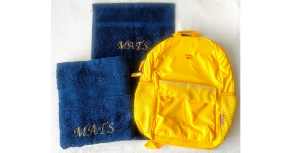 Set de serviettes de natation Kickers jaune